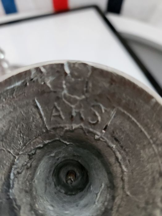 2 sfeșnice vechi din metal greu