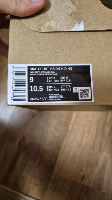 Adidasi nike court vision - marimea 42.5