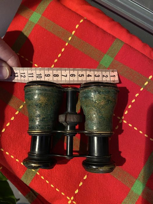 Binoclu vechi WWI rezolutie cam 6x40, alama din anii 1910- 1925