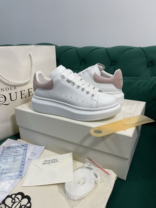 Adidasi Alexander McQueen piele naturala 100% Full Box colectie noua