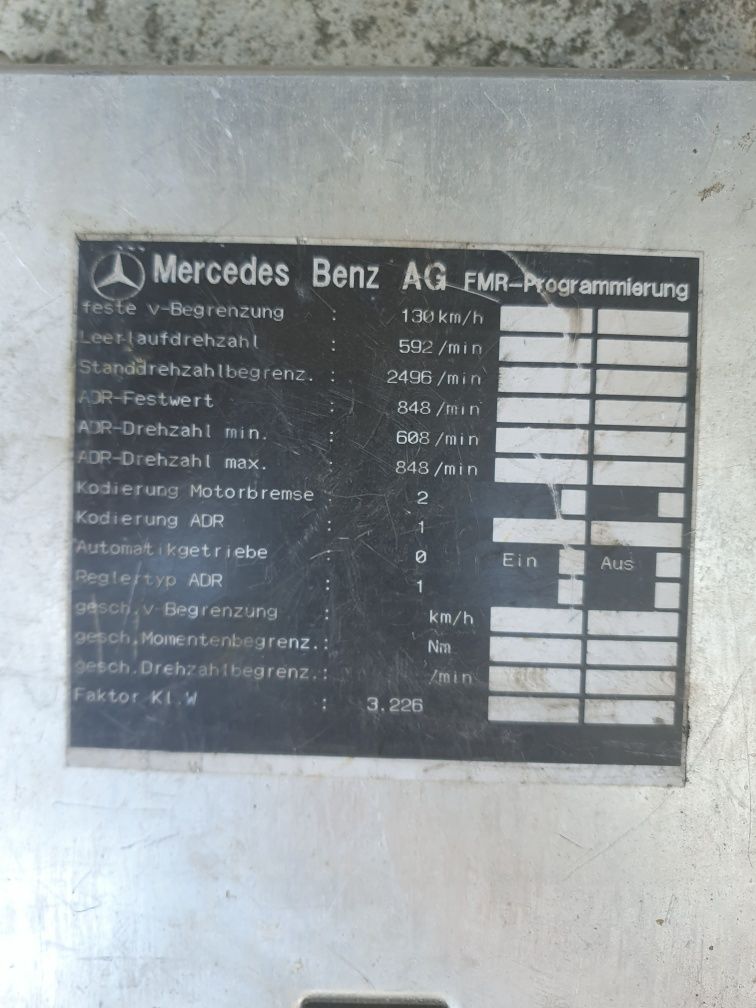 Calculator Elektronik FMR Mercedez-Actros