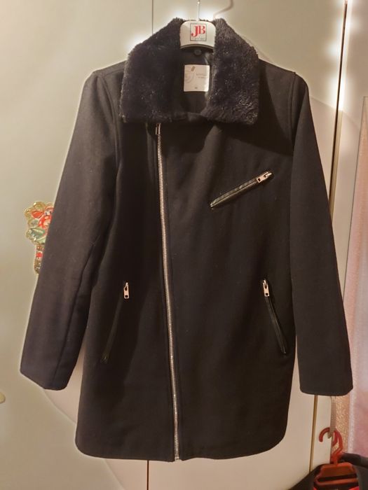 palton dama negru