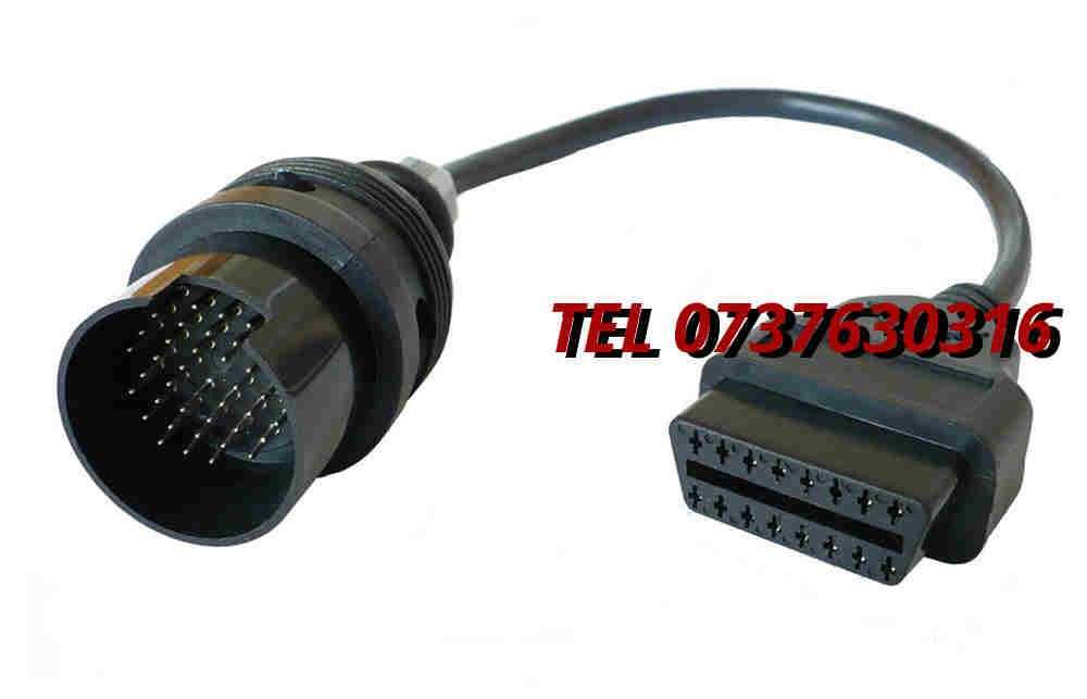 Cablu Adaptor Iveco Daily 38 Pin La Obd2 Pt Autocom Delphi Wurth