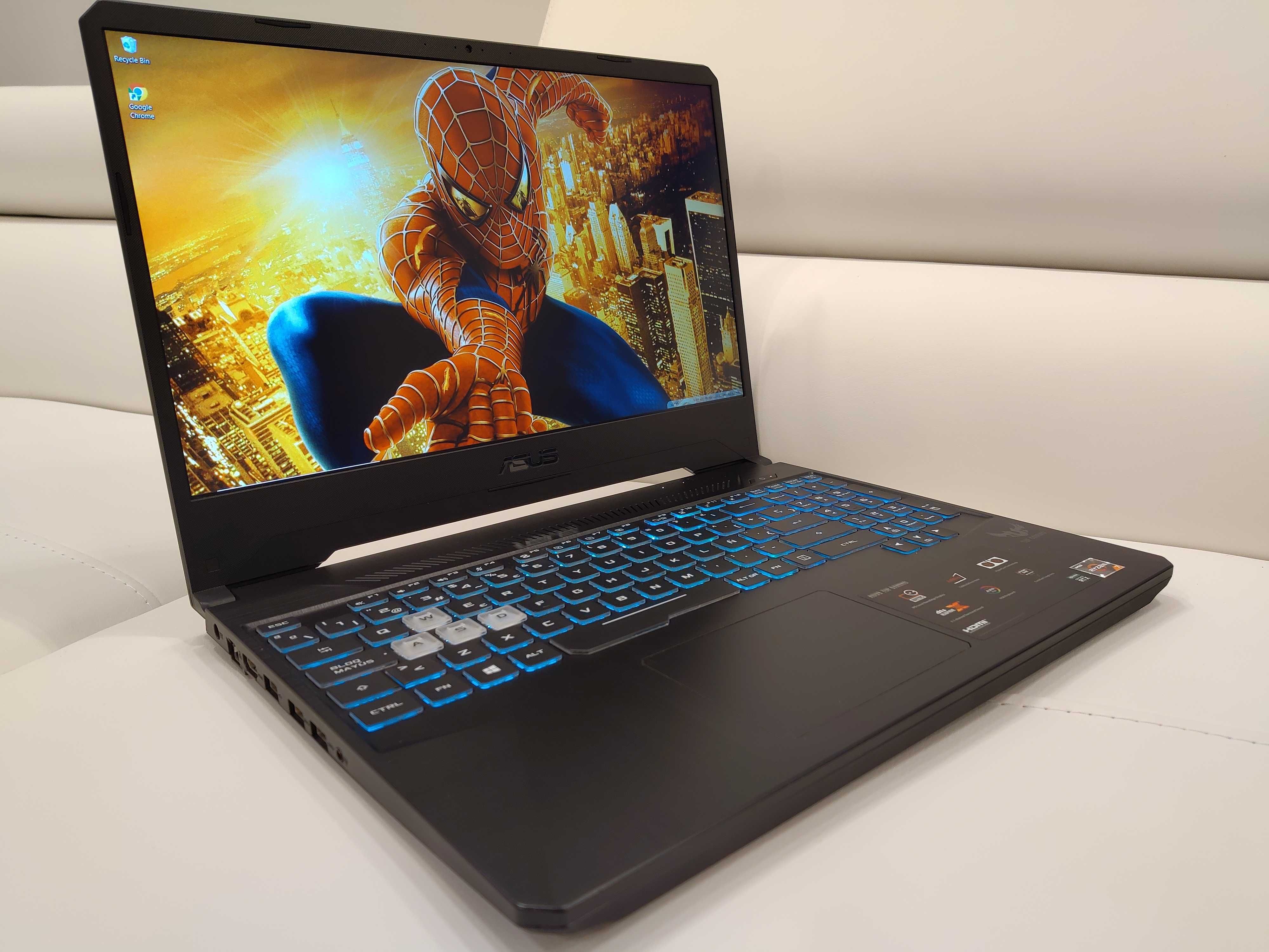 Laptop gaming Asus Tuf nou, AMD Ryzen 7, RTX 2060, 16 gb ram, SSD 1 TB