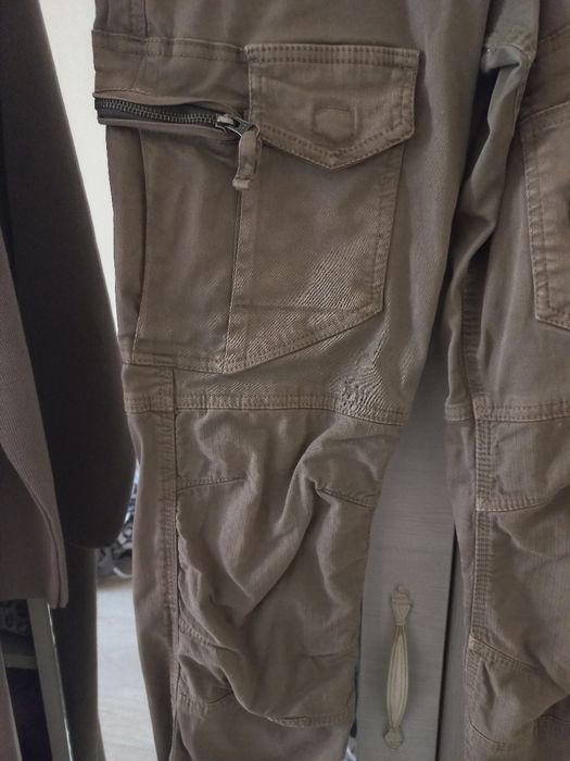 Брюки милитари, цвет хаки