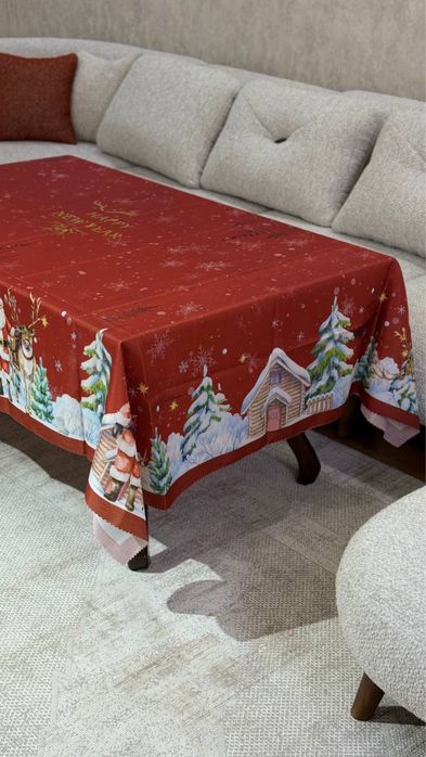 Скатерти новогодние, yangi yil dasturxoni