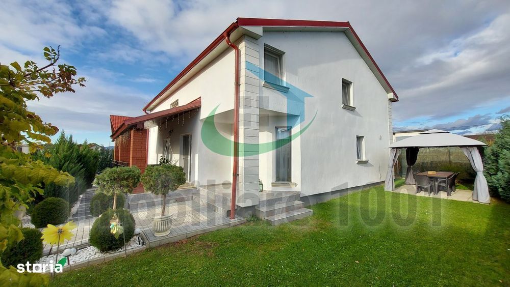Satu Nou de Jos, casa cocheta, 5 camere, 3 bai, garaj dublu, 226 mp