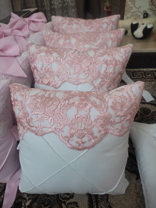 Бортики на кроватку Сатин на заказ