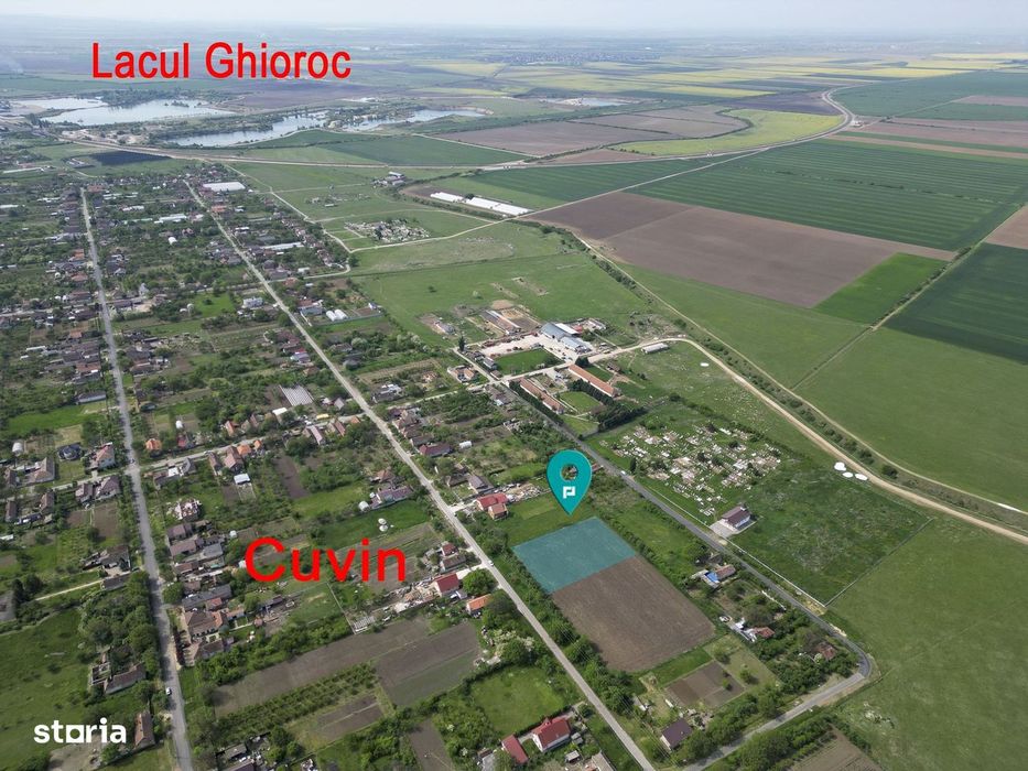 Teren Intravilan de 3,090 mp în Cuvin
