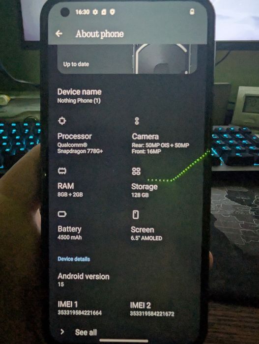 Vând telefon Nothing phone 1