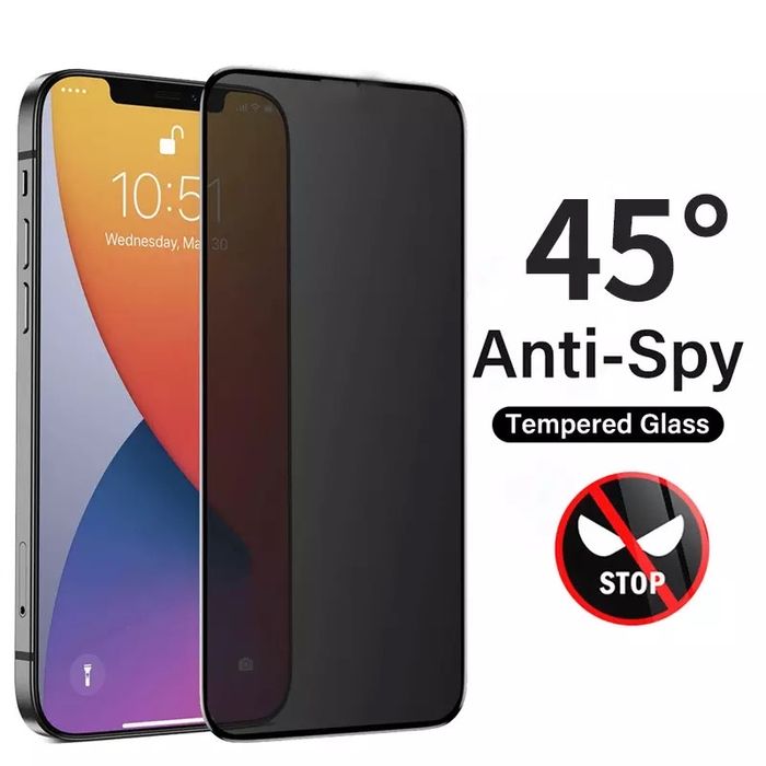 Folie Sticla XGLASS Privacy Ne Iphone 13/14/15/16E/17 PRO MAX PLUS AIR