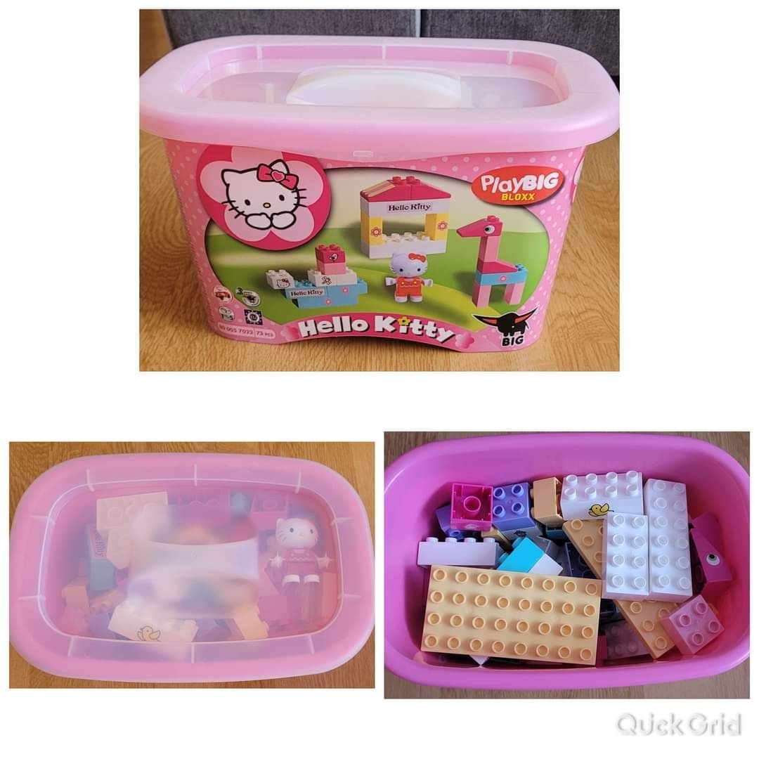Cuburi de construit PlayBIG BLOXX Hello Kitty