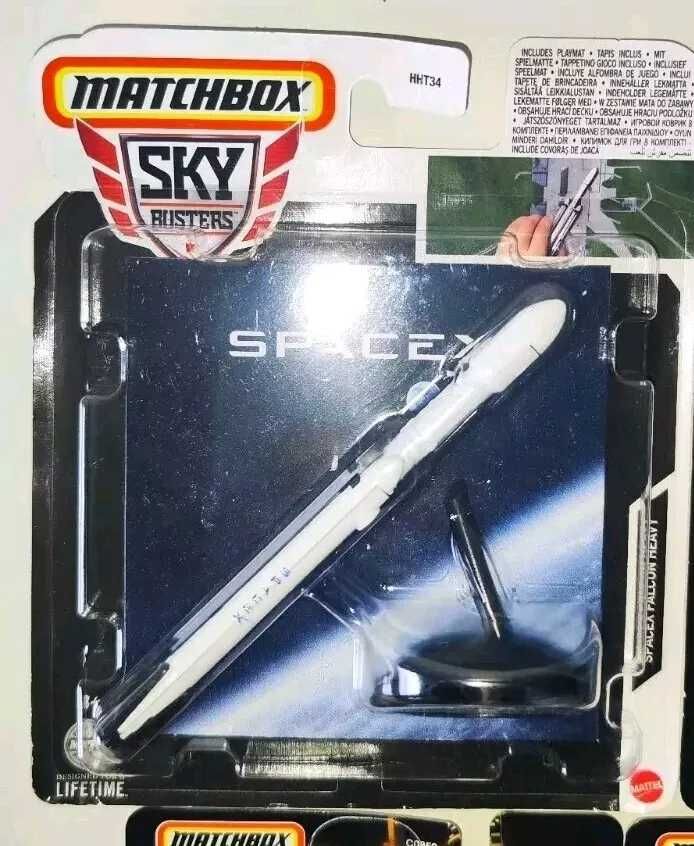Set 4 Matchbox Space X Sky Busters Tesla X