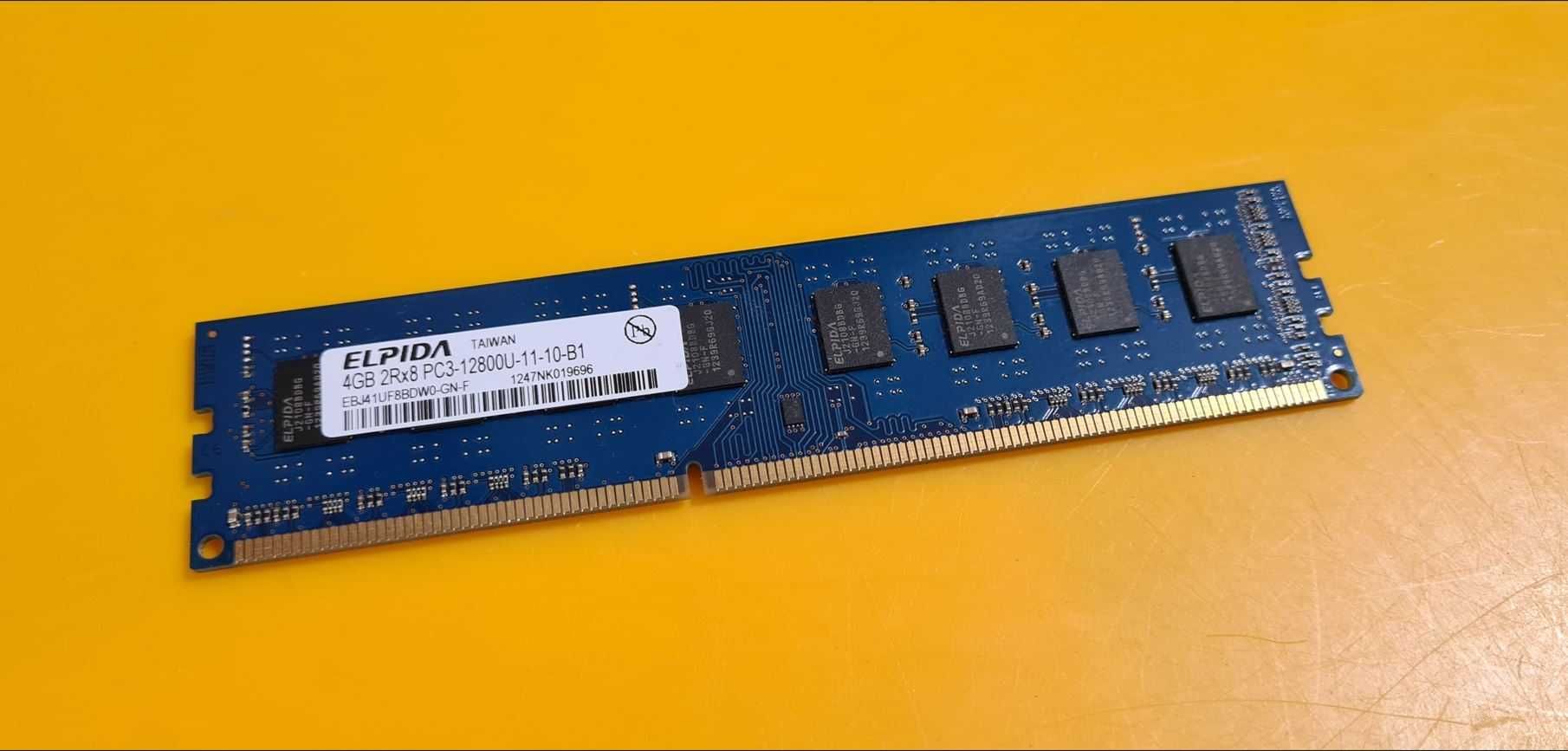 4GB DDR3 Desktop,1x4GB,Elpida,1600Mhz,PC3-12800,CL11,Doble Sided