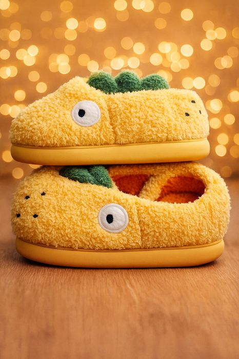 Papuci de copii caldurosi de casa dinozaur