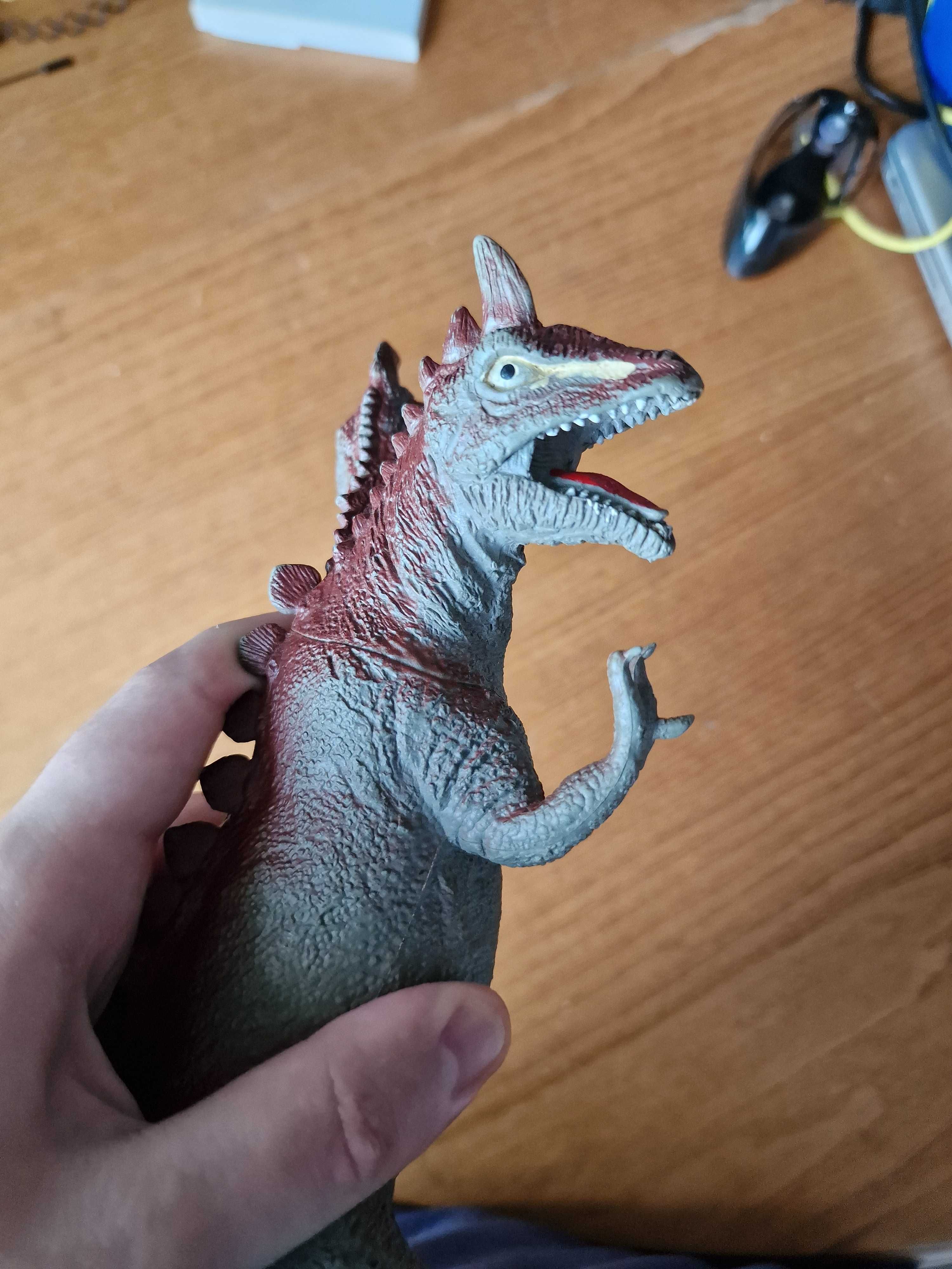 Jucarie de Cauciuc Dinozaur cu doua capete