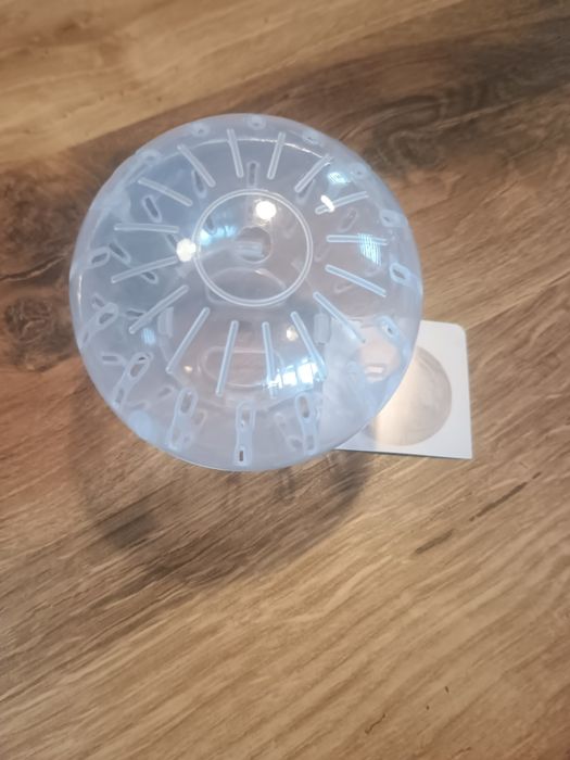 Cusca transport hamsteri,dozator apa ,capac transparent ,minge plimbar