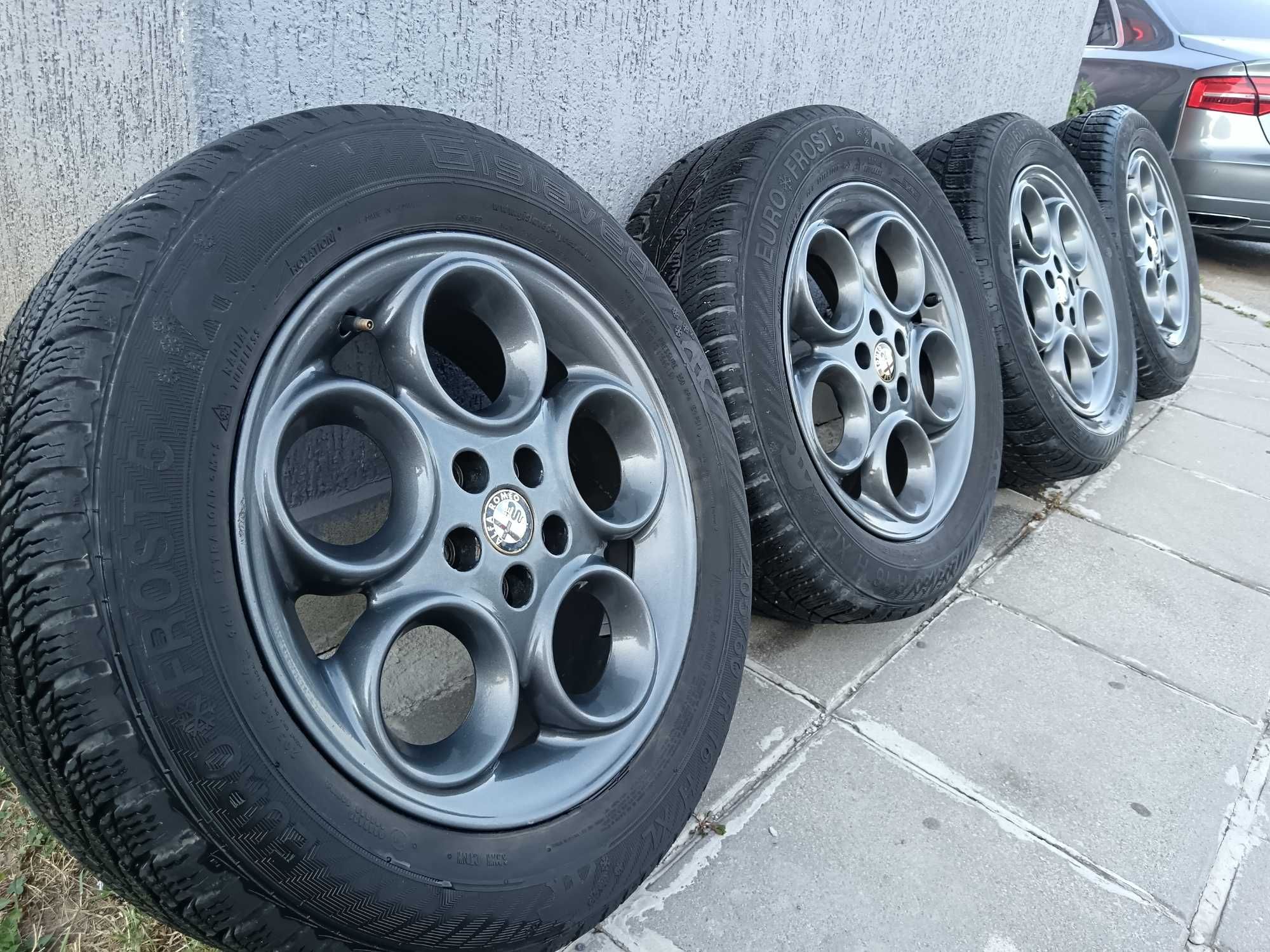 16 цола Alfa Romeo 5×110 оригинални + нова резервна гума