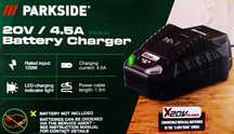 Parkside Incarcator de 4,5 A - PLG 20 C3, ventilator racire