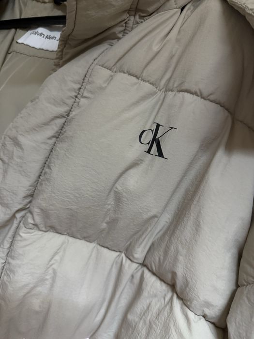 Geaca Calvin Klein barbati bej marimea XL