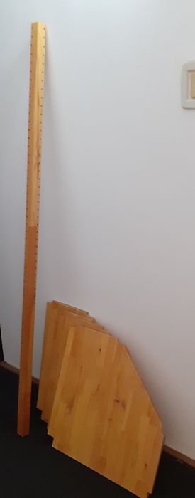Polițe colt  Ikea Ivar și stalp