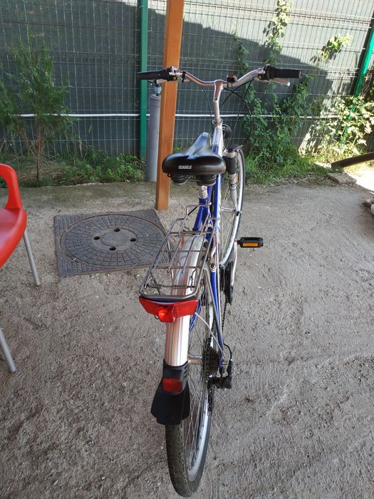 Vând bicicleta in stare foarte bună, roți pe 28", Revizie recentă
