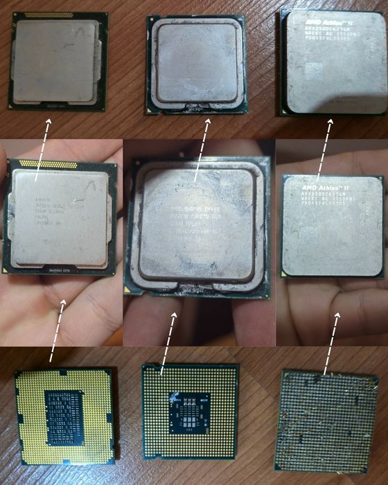 Lot componente PC retro – plăci, CPU, RAM, video – Oradea