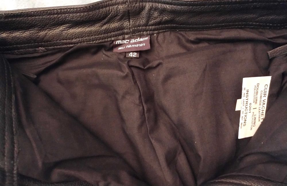 Pantaloni piele motocicletă sau timp liber Mac Adam femei 42 nou