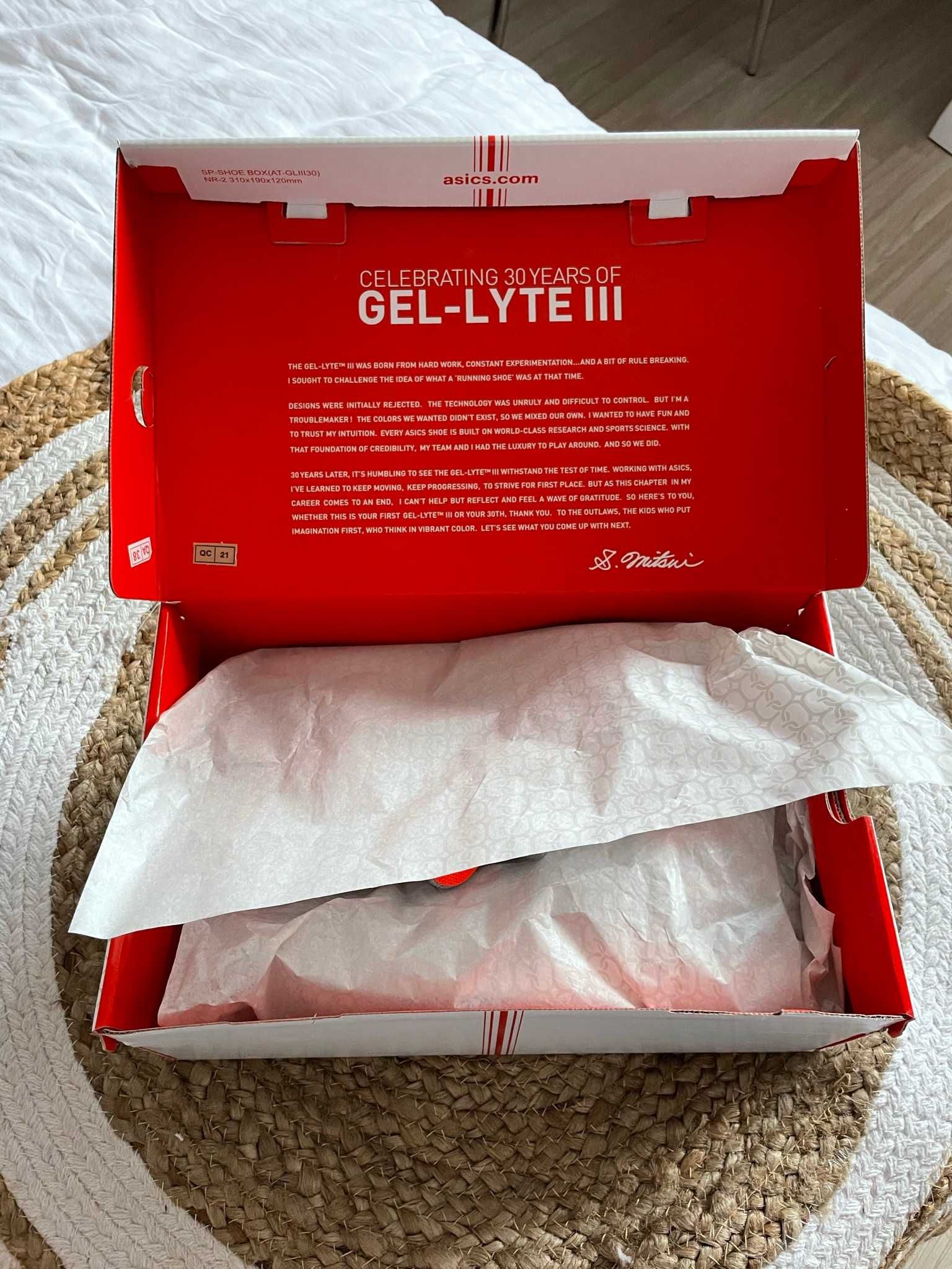 Asics Tiger Дамски маратонки за бягане Gel-Lyte III OG, 37.5 EU
