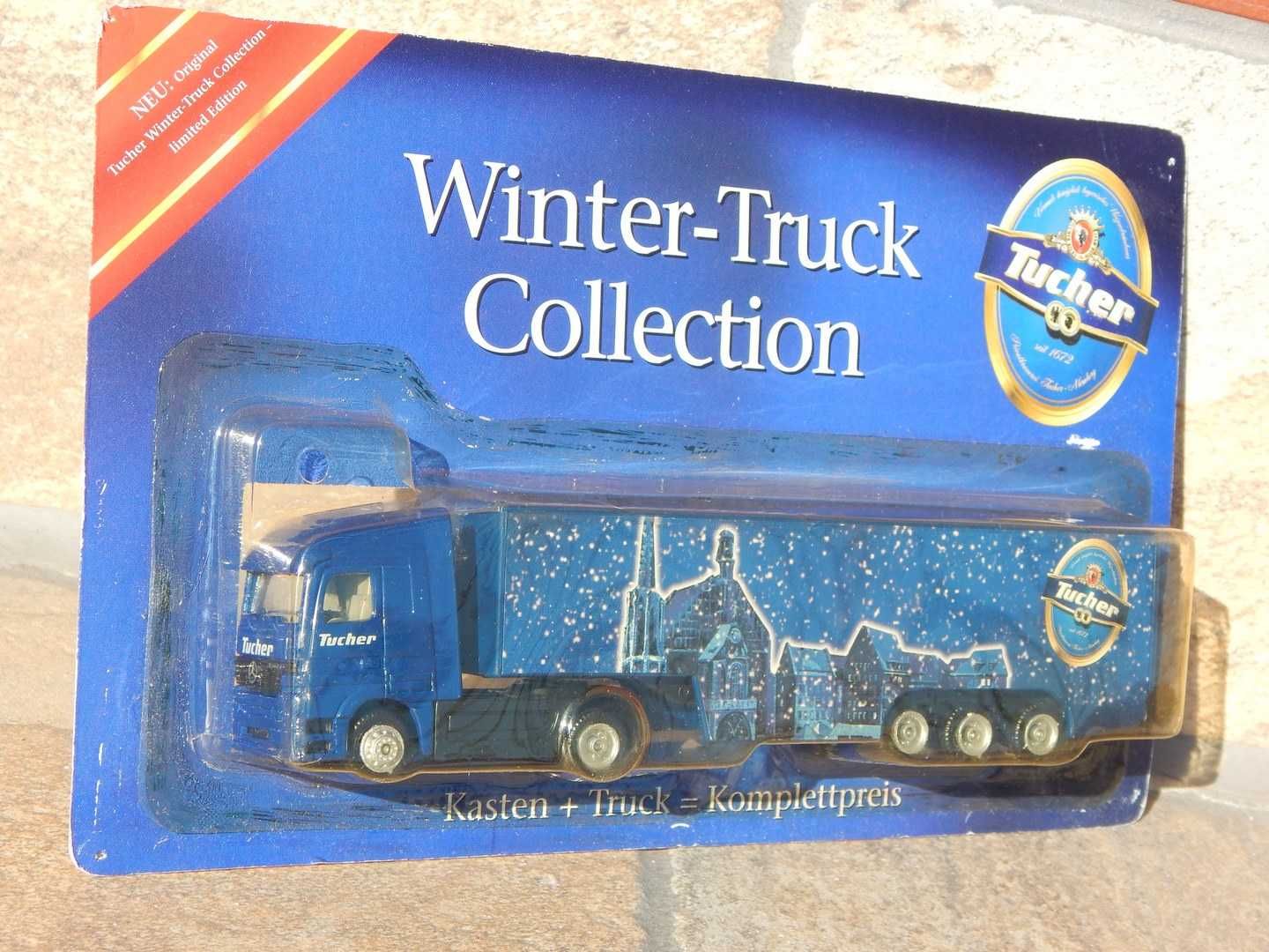 Macheta cap tractor camion Mercedes Actros bere Tucher sc 1:87