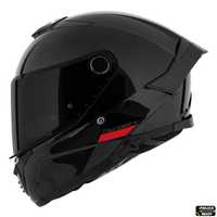 Casca moto integrala Thunder 4 negru lucios (ochelari soare integrati)