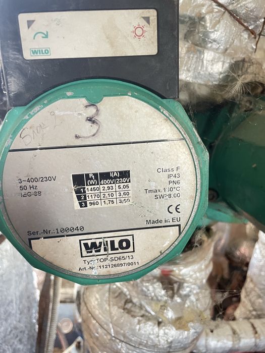 Газови горелки Unigas P-72 и водни помпи и табла за управлението им