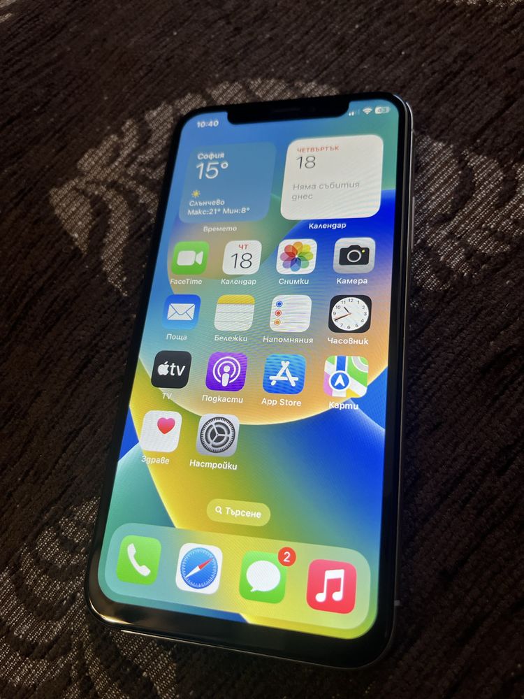 Iphone X white 64gb 4gb ram