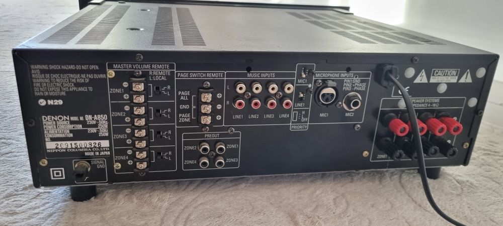 Amplificator profesional Denon DN A850, Multizona, mixer