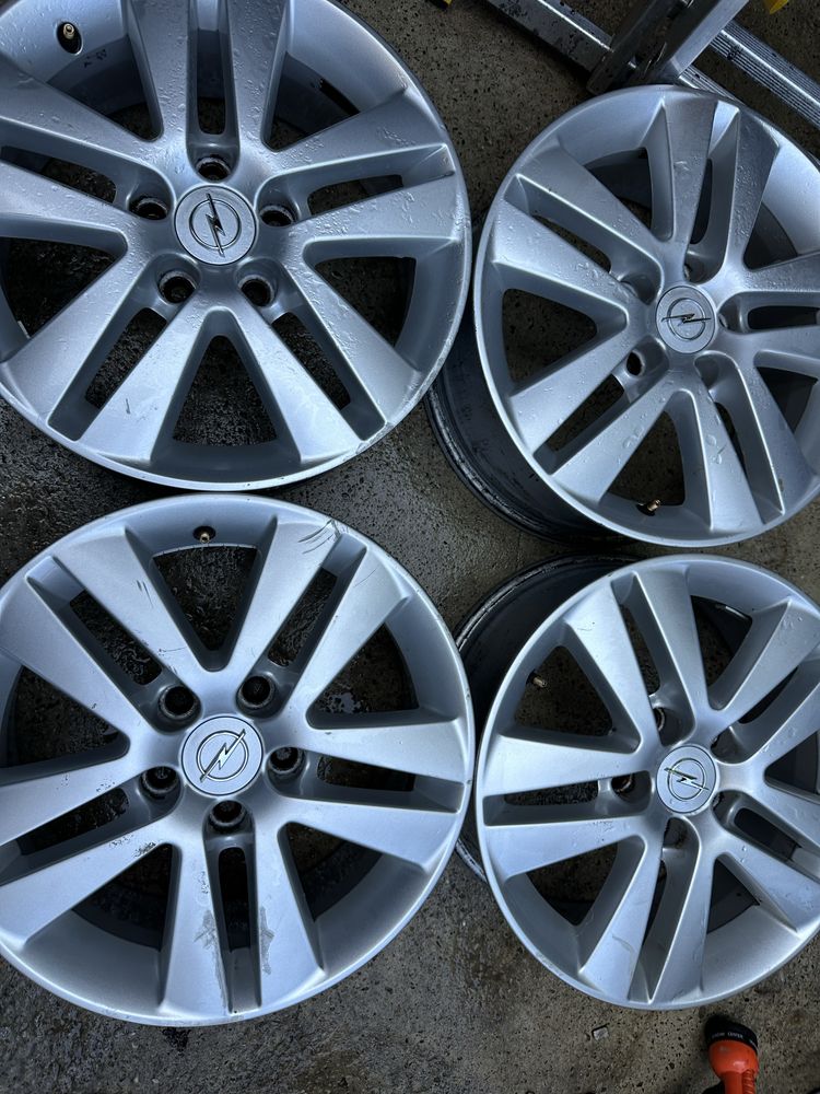 Set jante aliaj pe 16 originale Opel Zafira sau Astra H5x110