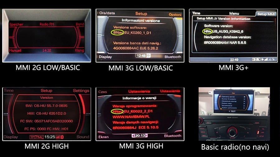 Actualizare hărți 2023 Audi/VW MIB, MMI 3G, Android Auto/CarPlay