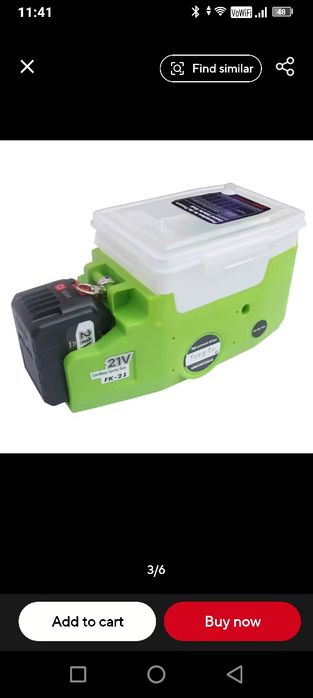 Pistol de vopsit cu acumulator