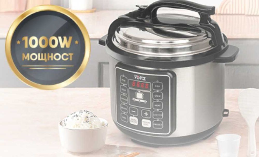 Мултикукър под налягане Voltz, 1000W/6л./70kpa - 9 програми