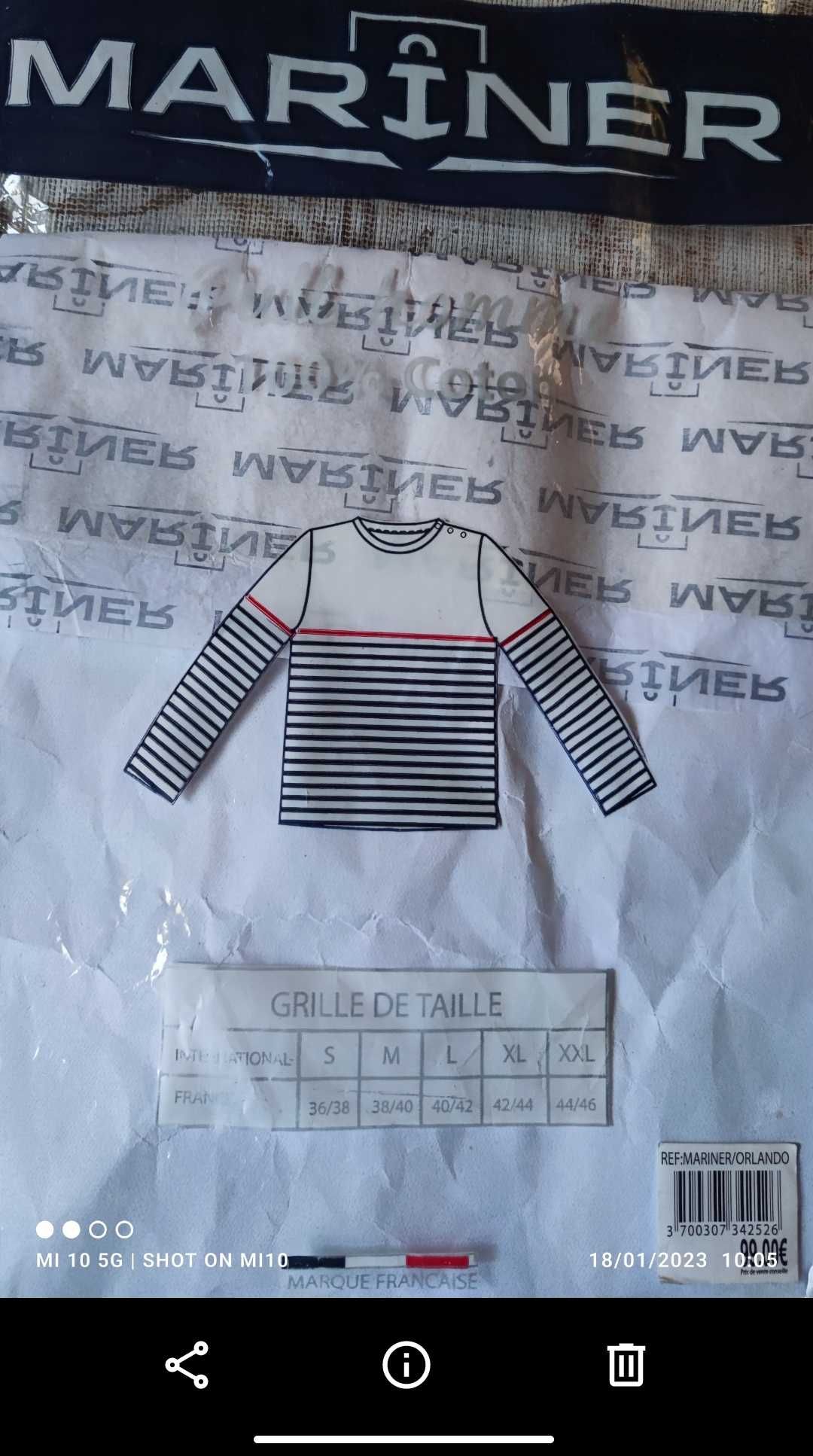Продавам Мъжки  френски пуловер Martiner, размер L
