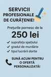 Ofer servicii curatenie la domiciliu
