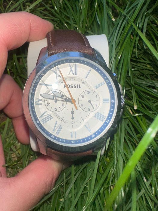 Часовник Fossil - leather strap