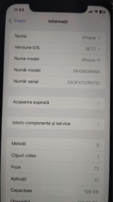 Vand Iphone11 simplu