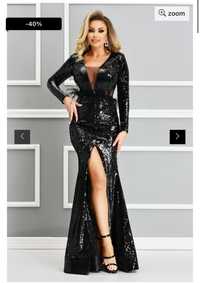 rochie negra lunga, Atmosphere, marimea S ,noua fara eticheta,