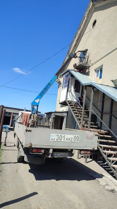 Услуги манипулятора кран 10метров.груза 5 тонн есть документ пто и что