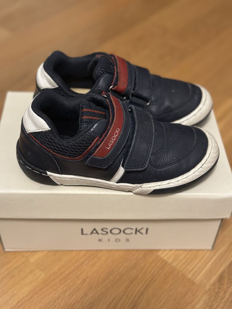Sneakers Lasocki Kids, piele naturala, velcro, 28 EU, talpic 18.2 cm