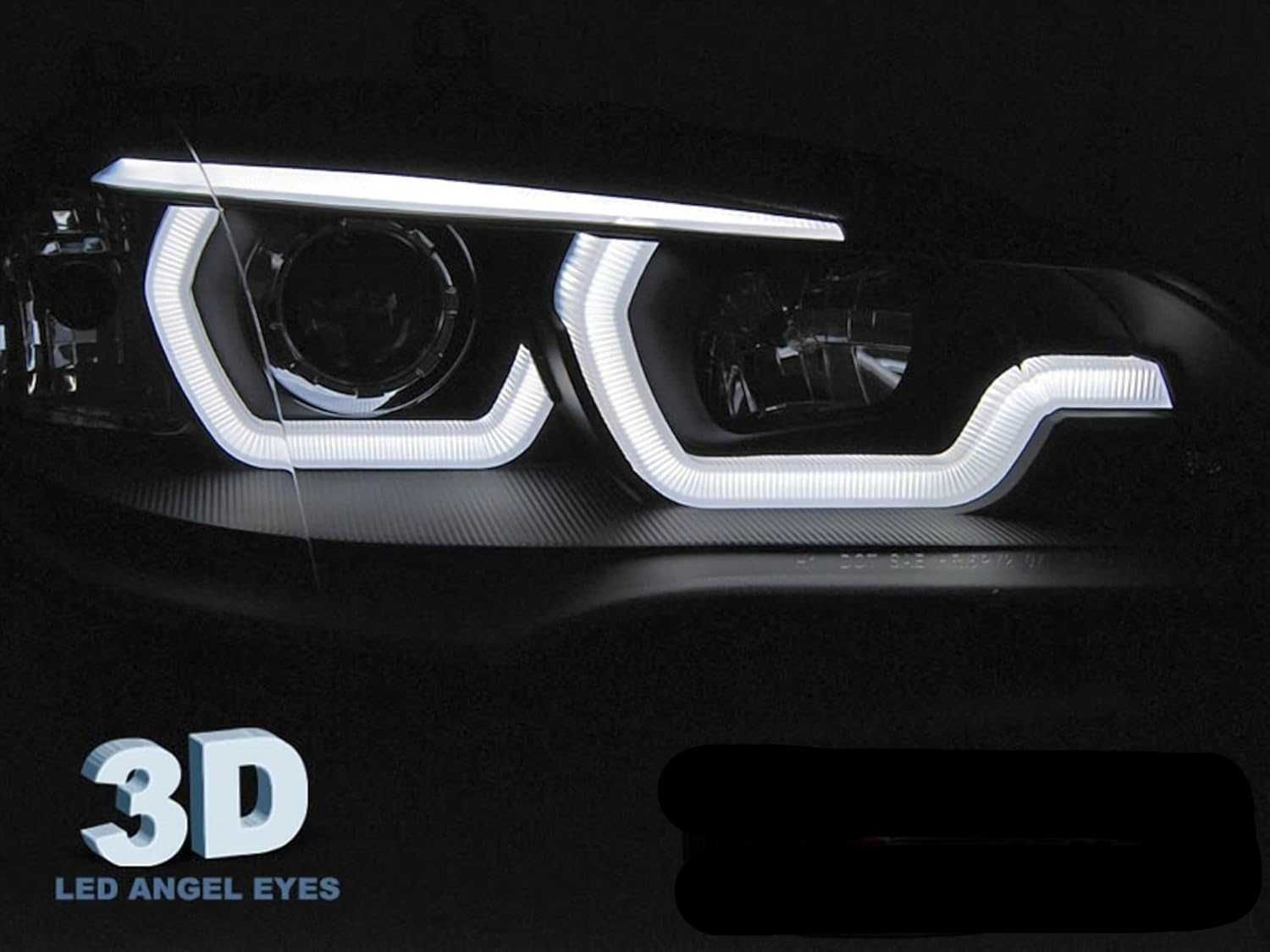Фарове БМВ Е70 ЛЕД 3Д BMW E70 LED CCFL Angle eyes Тунинг Нови