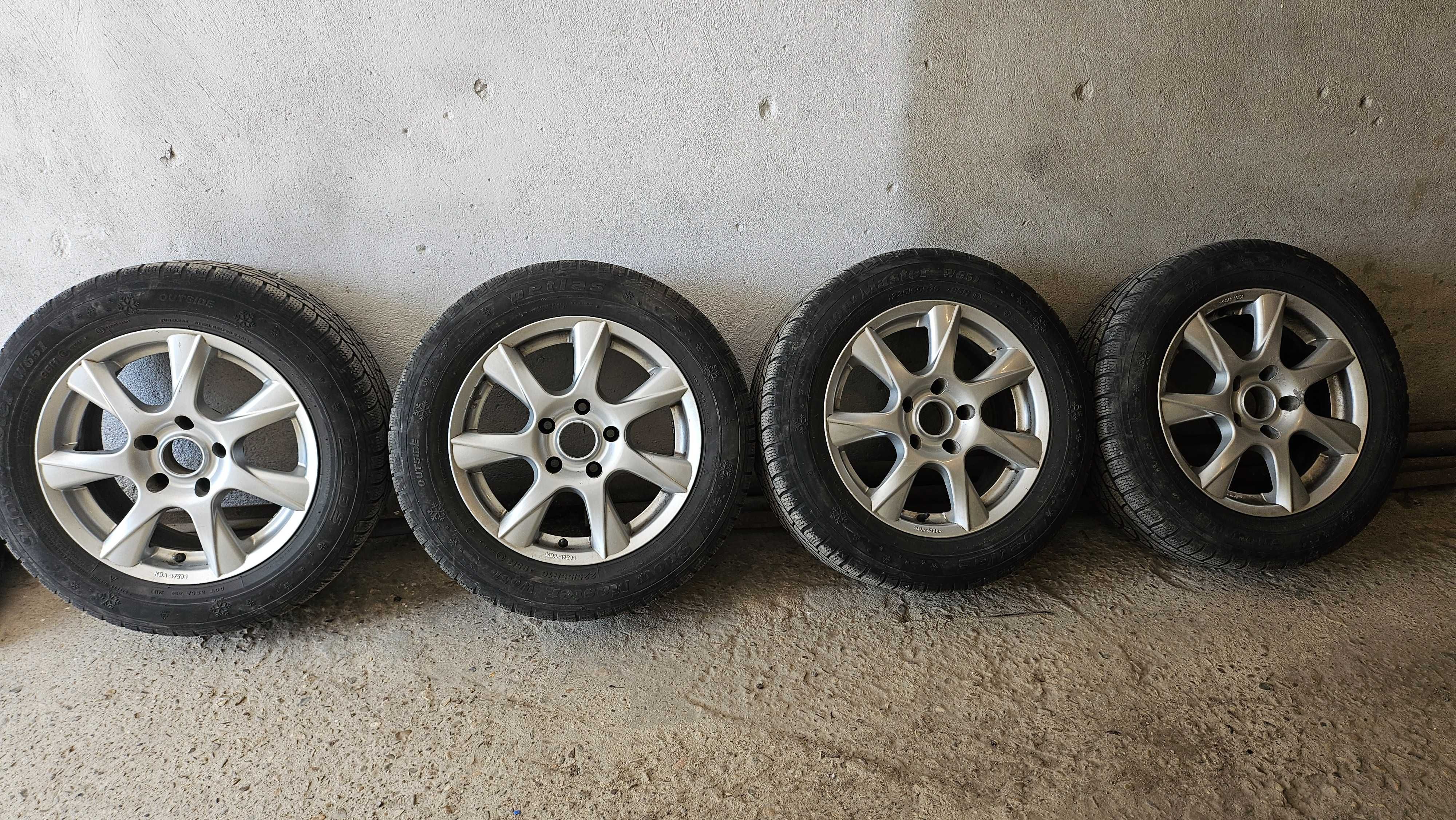 Джанти със зимни гуми  Petlas 16" 225/55/16