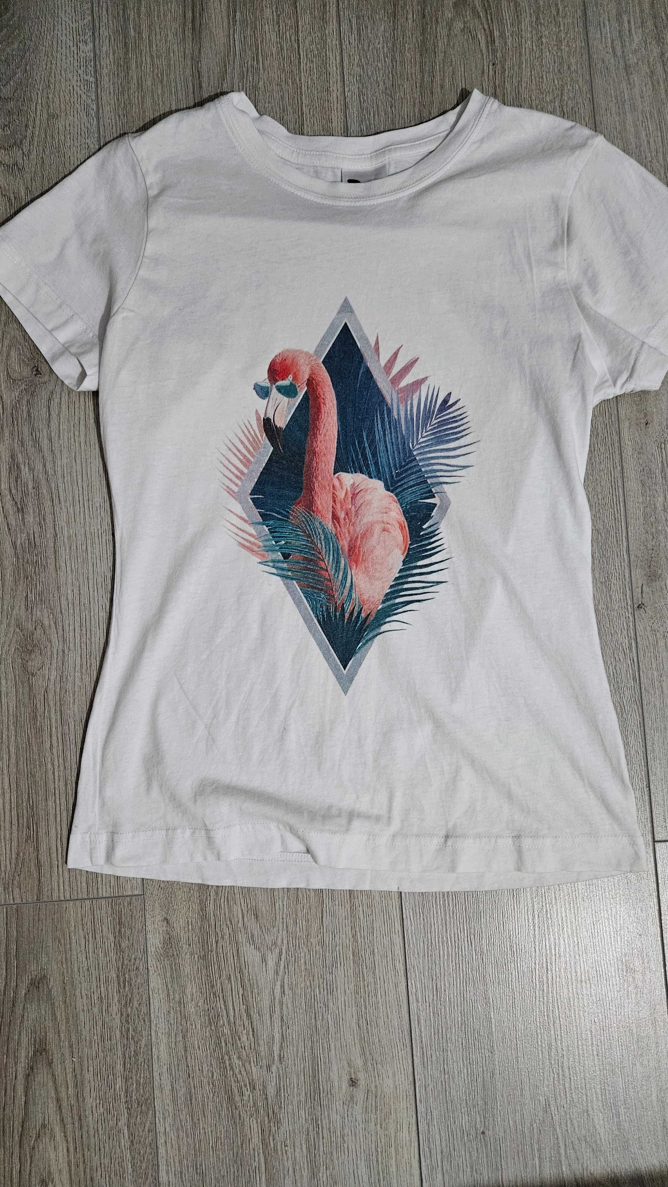 Tricou cu flamingo, marimea S