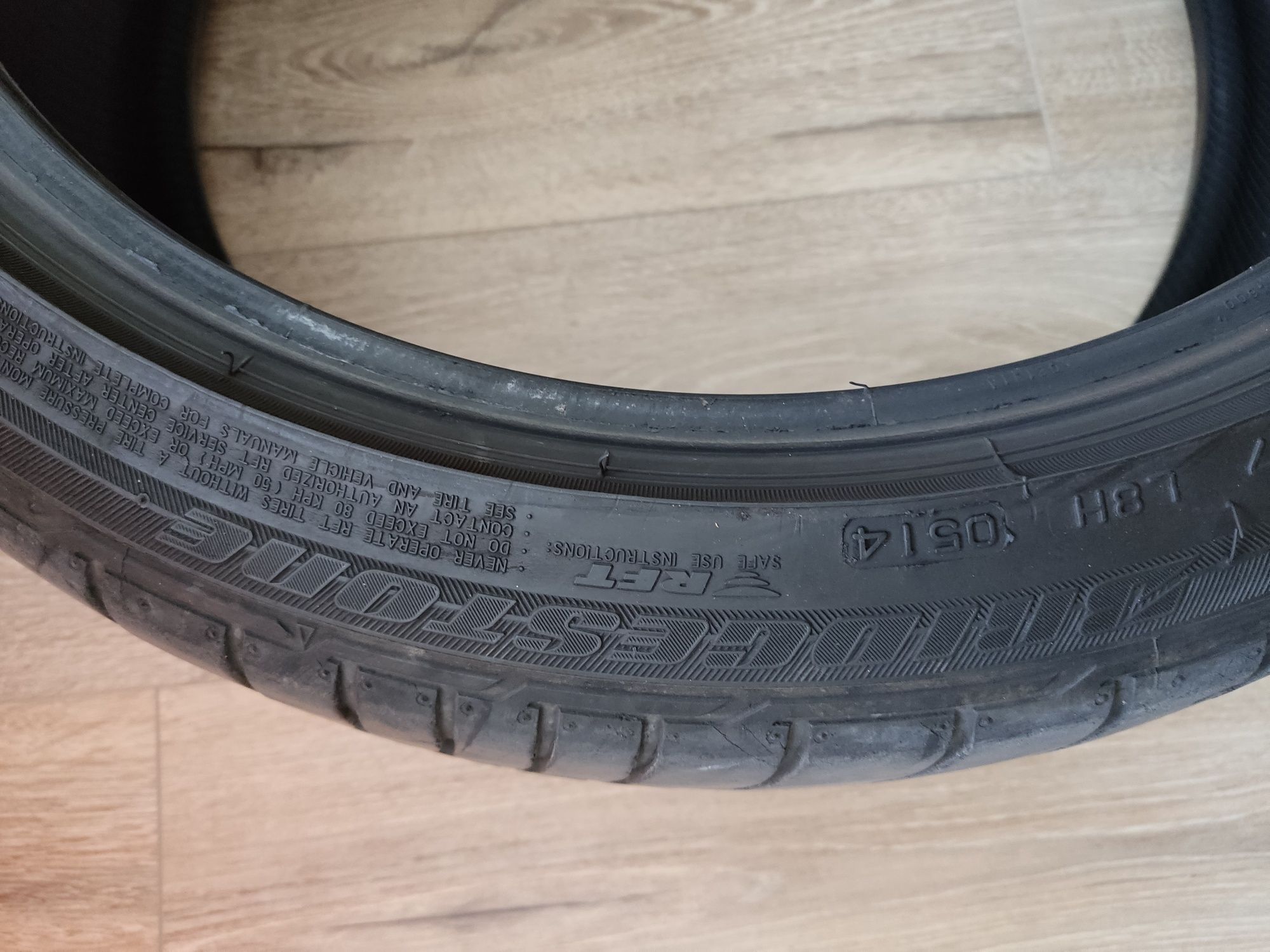 4 бр. Летни гуми Bridgestone Potenza 255/35/18 и 225/40/18