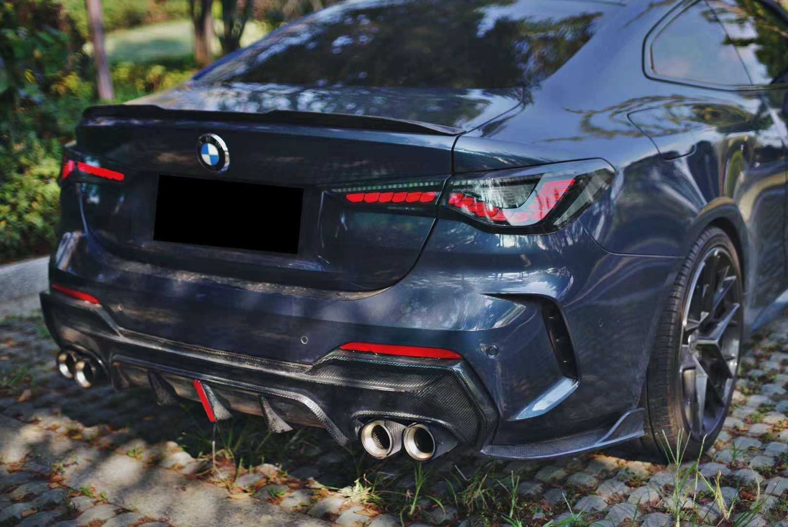 Eleron Portbagaj Lip Codita BMW G22 G82 Coupe, Model M4, Negru Lucios